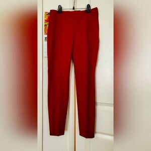 NWT-Elegant Red Women's Pants